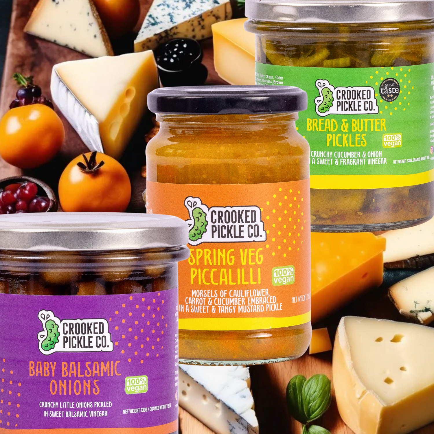Cheeseboard pickles