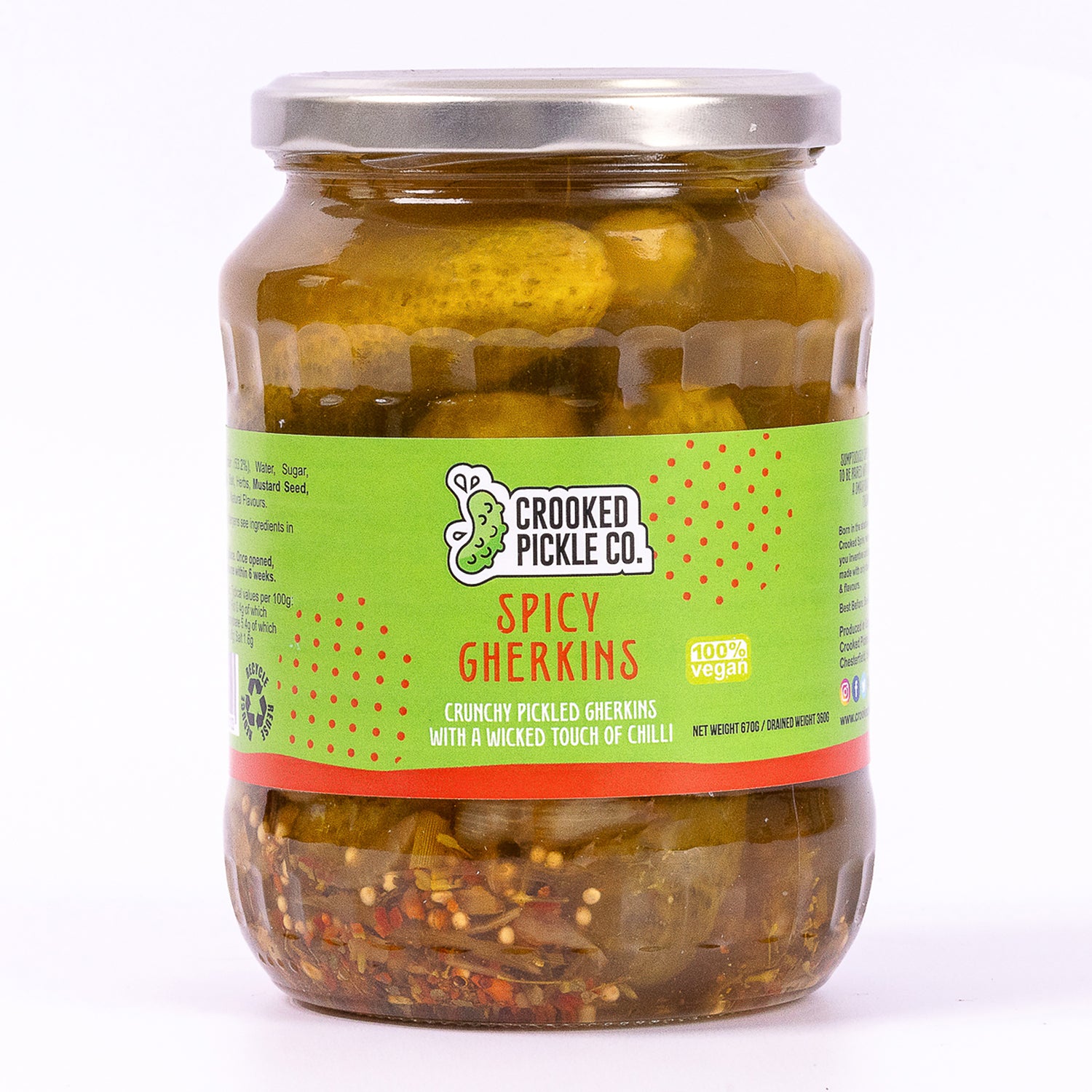 Gherkins made for cheeseboards. Spicy, crunchy, fresh and tasty. Party food and Christmas.