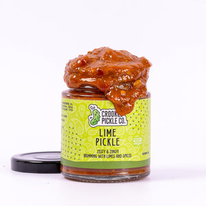 Indian lime pickle for curry. Gift idea for dad, brother, sister, foodie.